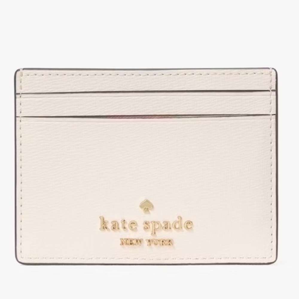 🤍Kate Spade Small Slim Saffiano Cardholder Card Case Wallet